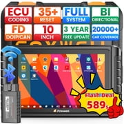 FOXWELL NT1009 OBD2 Scanner All Systems Bi-Directional Diagnostic Scan Tool ECU Reset 34+ Resets Car Scanner  with 10inch Touchscreen 3-Years Free Update