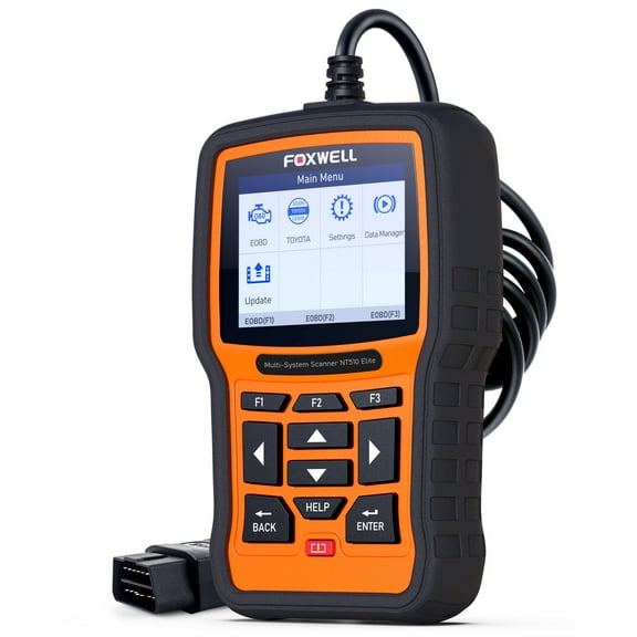 FOXWELL NT510 Elite OBD2 Scanner for Ford Lincoln Mercury All System Bidirectional Diagnostic Scan Tool Oil EPB TPS Service Maintenance ABS Bleeding OBDII Car Scanner Automotive Code Reader Scanner
