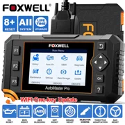 FOXWELL NT624 Elite OBD2 Scanner Full Systems Diagnostic Scan Tool with OIL EPB TPS SAS ABS DPF BMS Injector 8 Reset Service, Automotive Scanner Car Code Reader, AutoVIN, Free Update
