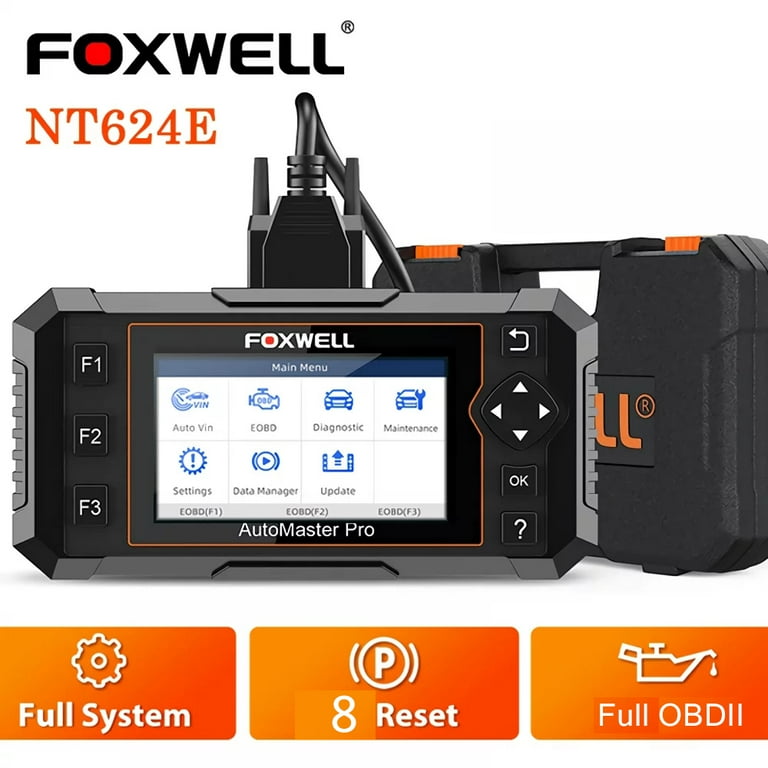 o.b.t FOXWELL NT624 Elite OBD2 Scanner Full Systems Diagnostic Scan Tool