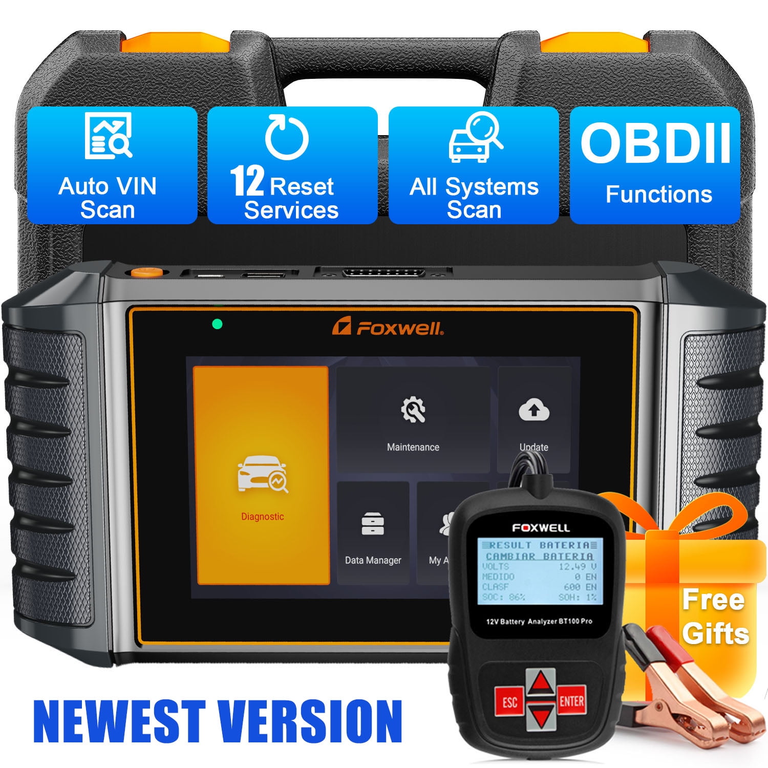 THINKCHECK M70 - 5 Full System OBD2 Scanner Car Code Reader Tablet  Comprehensive Vehicle Diagnostic Scan Tool