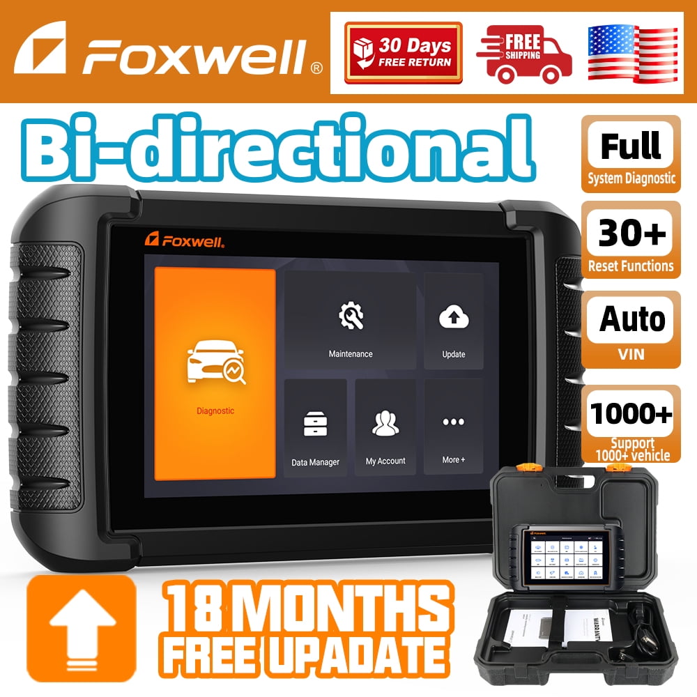 FOXWELL NT809 Advanced Bidirectional Scan Tool OBD2 Scanner Scan