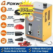 FOXWELL SD203 Automotive Smoke Machine with Pressure Gauge & Flow Meter, All Systems EVAP Vacuum Leak Detector