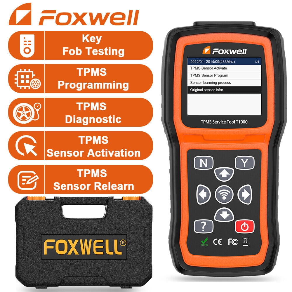FOXWELL T1000 TPMS Programming Relearn Tool TPMS Activation Tire