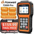 thumbnail image 1 of FOXWELL T2000 Pro TPMS Relearn Tool, Activate/Relearn All Sensors, TPMS Scan Tool Read/Clear DTCs, Read Sensor Data, Only for T10 Sensors (315/433MHz), 1 of 10