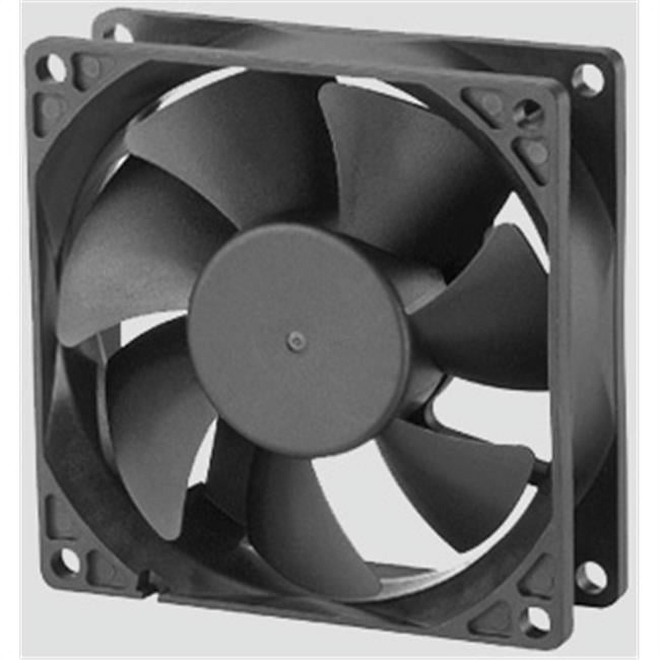 5 ventiladores Microfan de 80 x 80 x 25 mm, 12 voltios con LED
