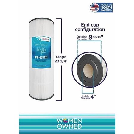 FP-23120 - Pool Filter Replacement for Hayward C1200, Unicel C-8412, Filbur FC-1293 & PA120 Filter Systems - Swimming Pool Cartridge Filter - 1 PC, 120 SQFT