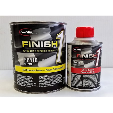 FP 410 Urethane Primer Sherwin Williams Restoration auto car Paint QT KIT FINISH1