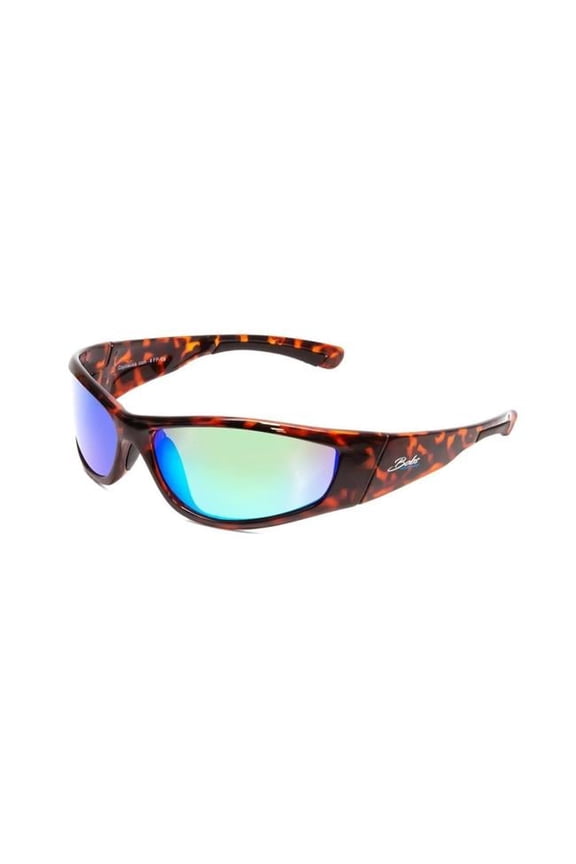 FP-69 Floating Polarized Sunglasses - Tortoise & Green Mirror - Rectangle - UV400 Protection