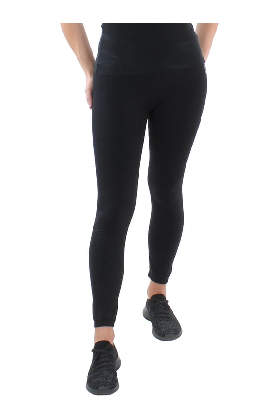 by Free People Womens Ribbed Trim Ankle Leggings