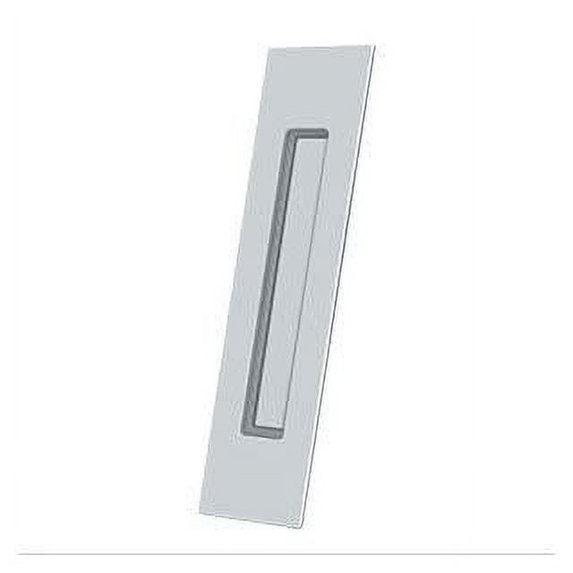 FP10225U26 10" x 2-1/4" x 3/4" Rectangular Flush Pull - Polished Chrome