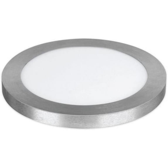HappyLight Edgelit LED Round Light Fixture FP11 - 4000K - 11 In, Nickel