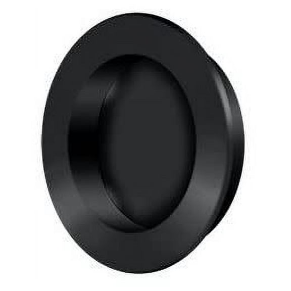 FP238U19 2-3/8" Round Flush Pull - Matte Black