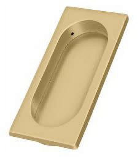 FP4134U4 3-7/8" X 1-5/8" X 3/8" Rectangular Flush Pull - Satin Brass