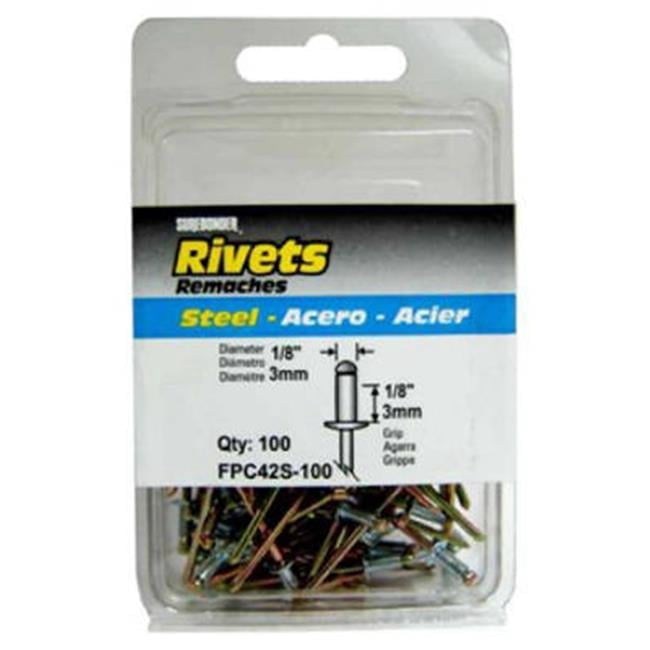 FPC  0.25 in. Short Steel Rivet - 100 Per Pack