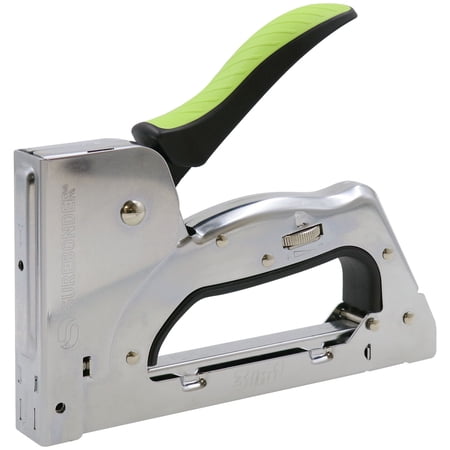 Surebonder 3-in-1 Staple Gun, Heavy Duty All Steel Construction, Comfortable Grip - Drives Narrow Crown Staples, Brads & Pin Nails - For DIY, Décor, Repairs, Carpentry & More - TOOL ONLY (5600)