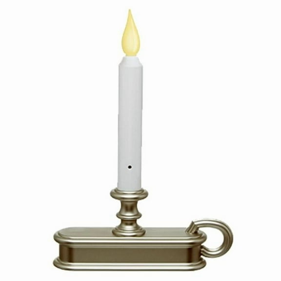 FPC1225P Pewter Traditional LED Deluxe Battery Operated Candle