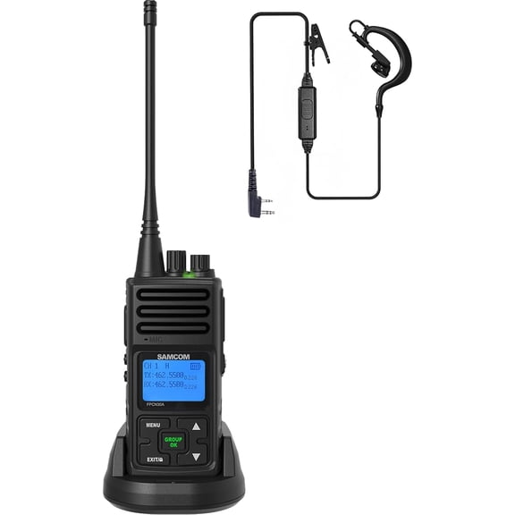 FPCN30A Walkie Talkies Rechargeable, for Adults,Heavy Duty 2 Way Radios Long Range with Charging Base,FCC Talkie Road Trip Gifts Camping