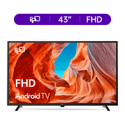 FPD 43-inch Smart TV, 1080P FHD Android TV with Google Play Built-in Chromecast, Dolby Audio, Hdr 10, Flat Television with Assistant Voice Control