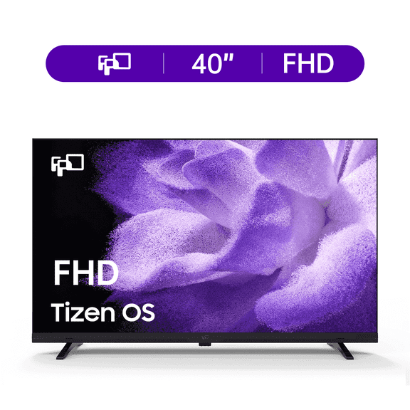 FPD 40-inch Smart TV, 1080P Fhd Compatible with Samsung TV Plus, Smartthings Built in Gaming Hub, Dolby Audio, Hdr10, Voice Control, Flat Television with Miracast