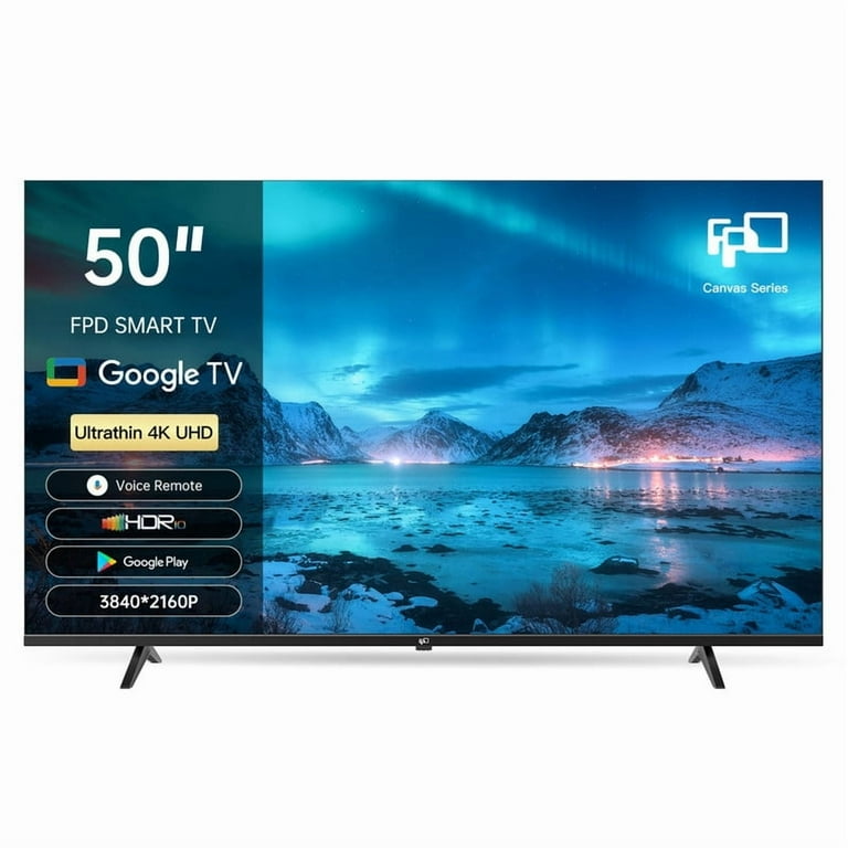 【新品】2025年モデル FPD 50V型 4K UHD Google TV FPD 50インチ 4K UHD スマートテレビ | Google 統合 | HDR10 の