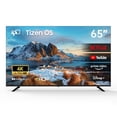 thumbnail image 1 of FPD 65-inch Smart TV, 4K UHD Compatible with Samsung TV Plus, Smartthings Built in Gaming Hub, Dolby Audio, Hdr10, Voice Control, Flat Television with Miracast, 1 of 10