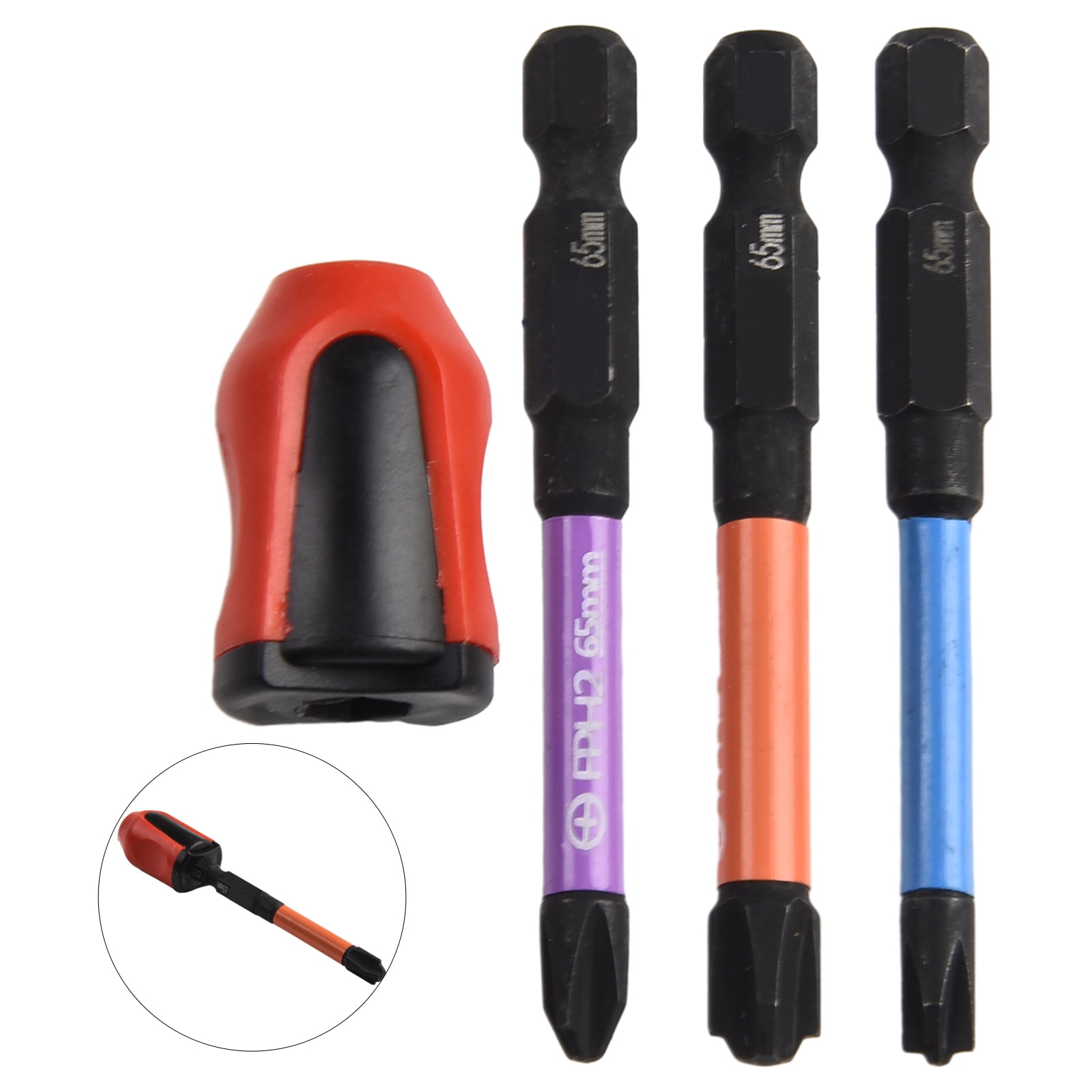 FPH FPZ Special Slotted Cross Screwdriver Bit With Magnetic Ring Alloy ...