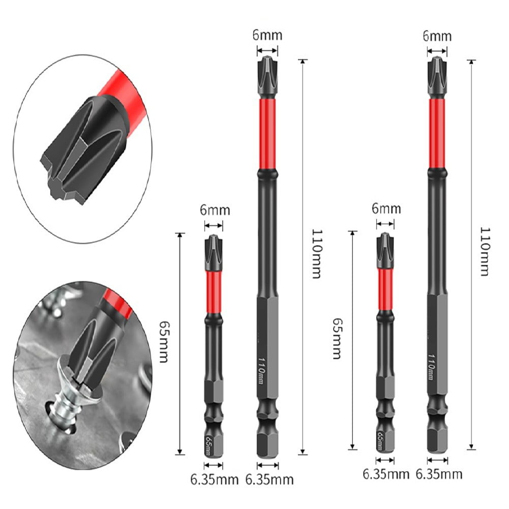 FPH2 Magnetic for Impact Screwdriver Bit Set for Electricians High for ...