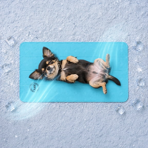 FPN Pet Cooling Mat for Dogs & Cats – Pressure Activated Self Cooling Pad, Foldable Waterproof Cooling Mat for Indoor, Outdoor, Crate, Bed & Travel