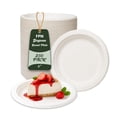 thumbnail image 1 of FPN Disposable Round Plates, 6 in, 250-Pack, Sugarcane, Compostable, Microwave-Safe for Events & Partiesngs, Events, 1 of 9