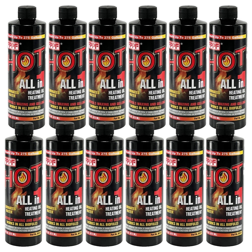 FPPF HOT 4-in-1 Heating Oil Treatment – 12 Pack (16 oz Bottles