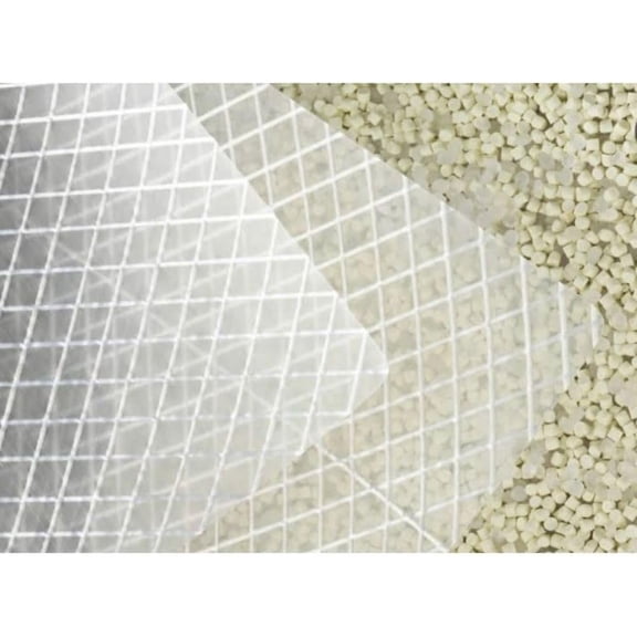FPS - Dura-Skrim White Hydroponic Plastic Liner 20 mil String Reinforced & UV Resistant - Hydroponic Growing Kit, Hydroponic Liner, Hydroponics, Hydroponic Growing, Pond Liner, Durasmooth (12' x 75')
