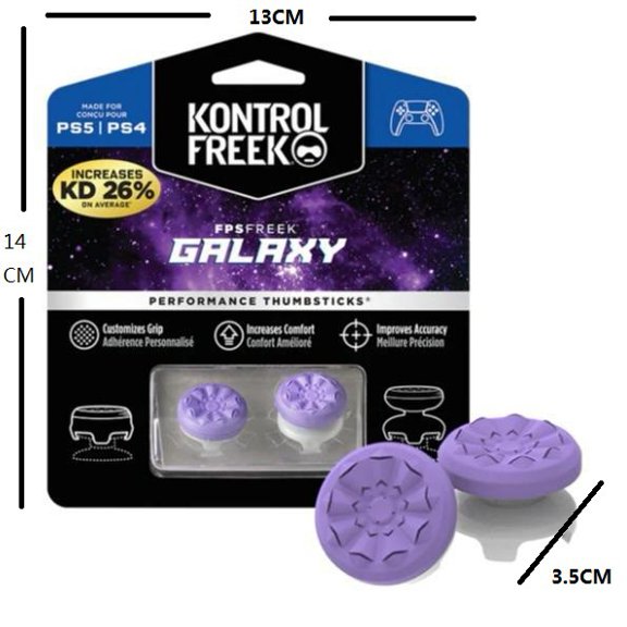 FPS Thumbsticks with Precision Rings for PS5/PS4/Xbox One Controllers