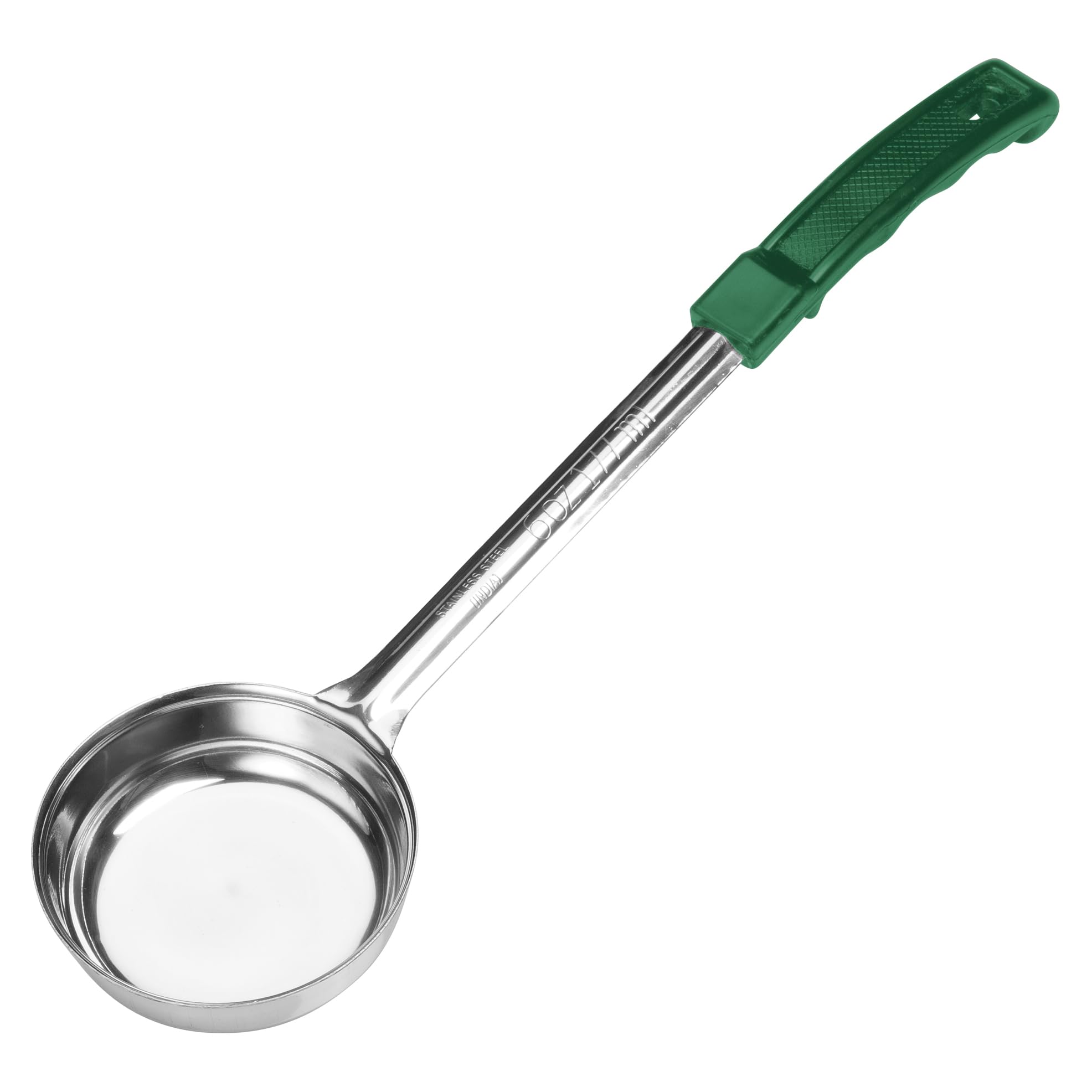 FPSN6 Portioning Spoon, 6 Ounce, Green Stainless Steel Portion