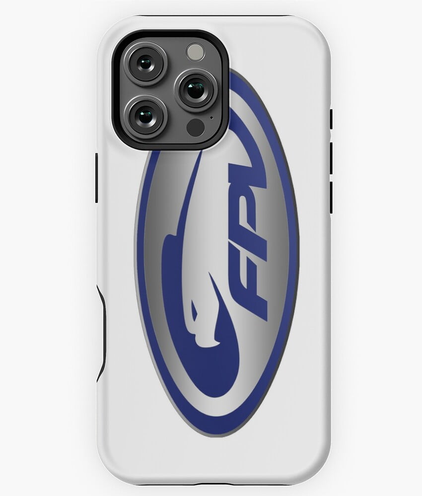 FPV Blue Drone Racing First Person View Phone Case for iPhone 16 15 14 ...