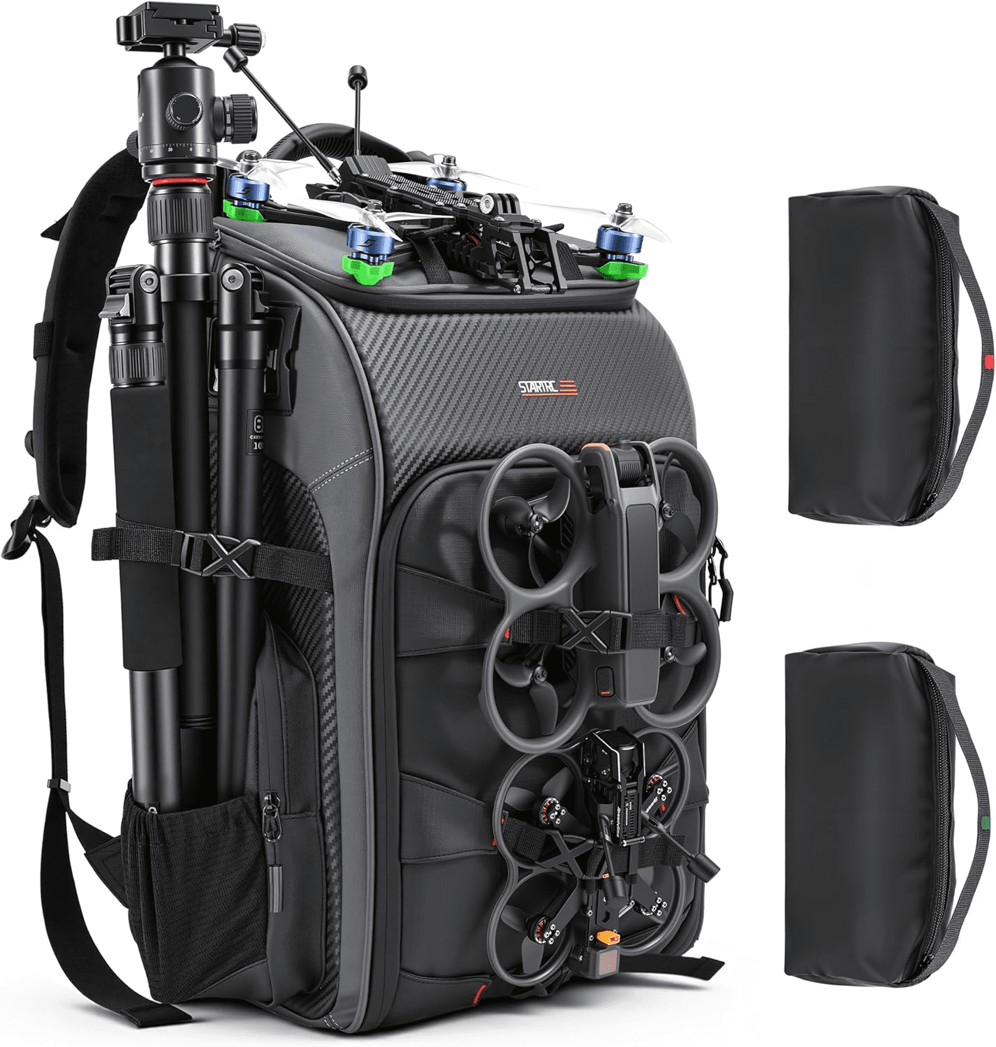 FPV Drone Backpack -40L Professional Travel Shoulder Bag for FPV Racing ...