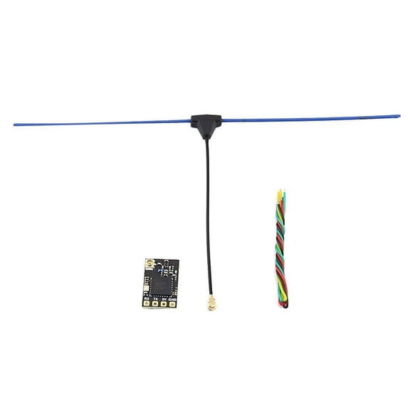 FPV ELRS Receiver 915MHZ Open Source RC Model Long Range Nano 915MHZ Fixed Wing Long Range Aircraft Reception,1 x Kit,Black