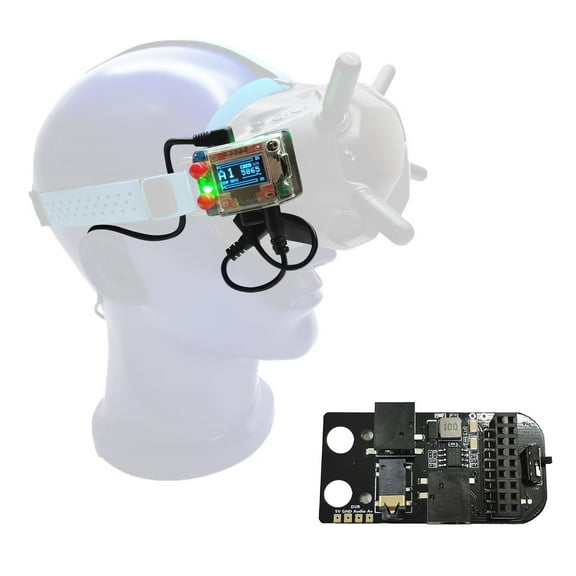 FPV Receiver Module, 5.8G RX3.0 Analog Portable Receiver for Goggles, Compatible with DJI and Fat Shark