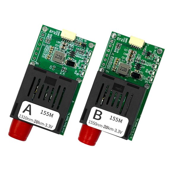 FPV TTL Optical Fiber Transceiver Receiver Module Optical Port UART/SBUS Interface Module Drone Accessories 20KM