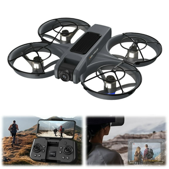 FPV With VR Glasses Brushless Motor LED Lights 24G RC Quadcopter Altitude Hold Obstacle Avoidance For Kids Adults Remote Control Aircraft