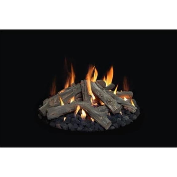 FPWD-18-24 Western Driftwood Gas Logs - 18 & 24 in. - 9 Piece Set - Durable Design