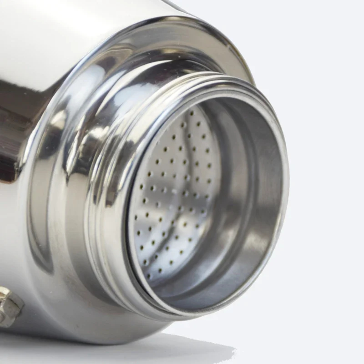 FPWNGL 304 Stainless Steel Double Tube Mini 200ML Moka Pot Italian