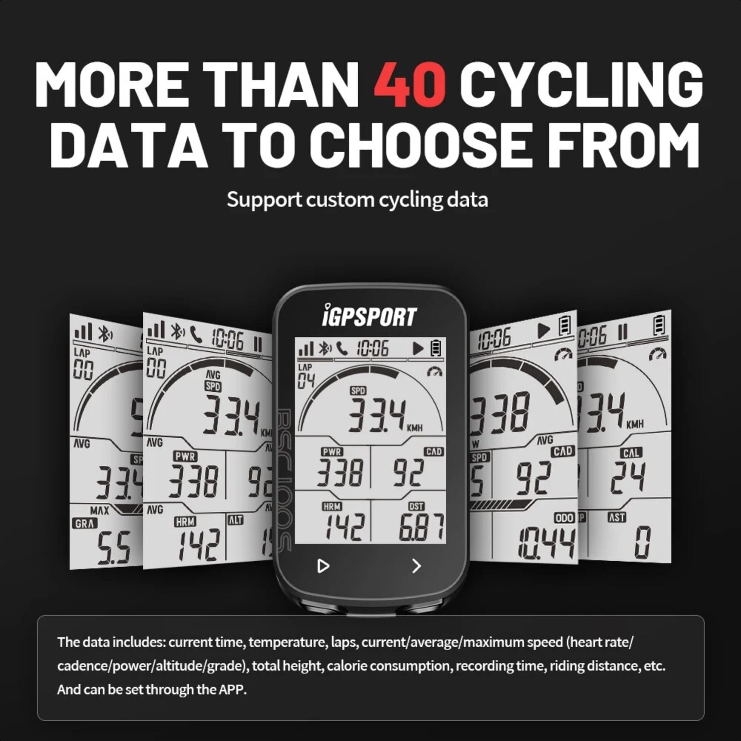 FPWNGL GPS Bike Computer BSC100S Cycle Wireless Speedometer Bicycle