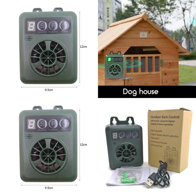 FPWNGL Powerful Ultrasonic Pet Anti Barking Electronic Dog Repeller