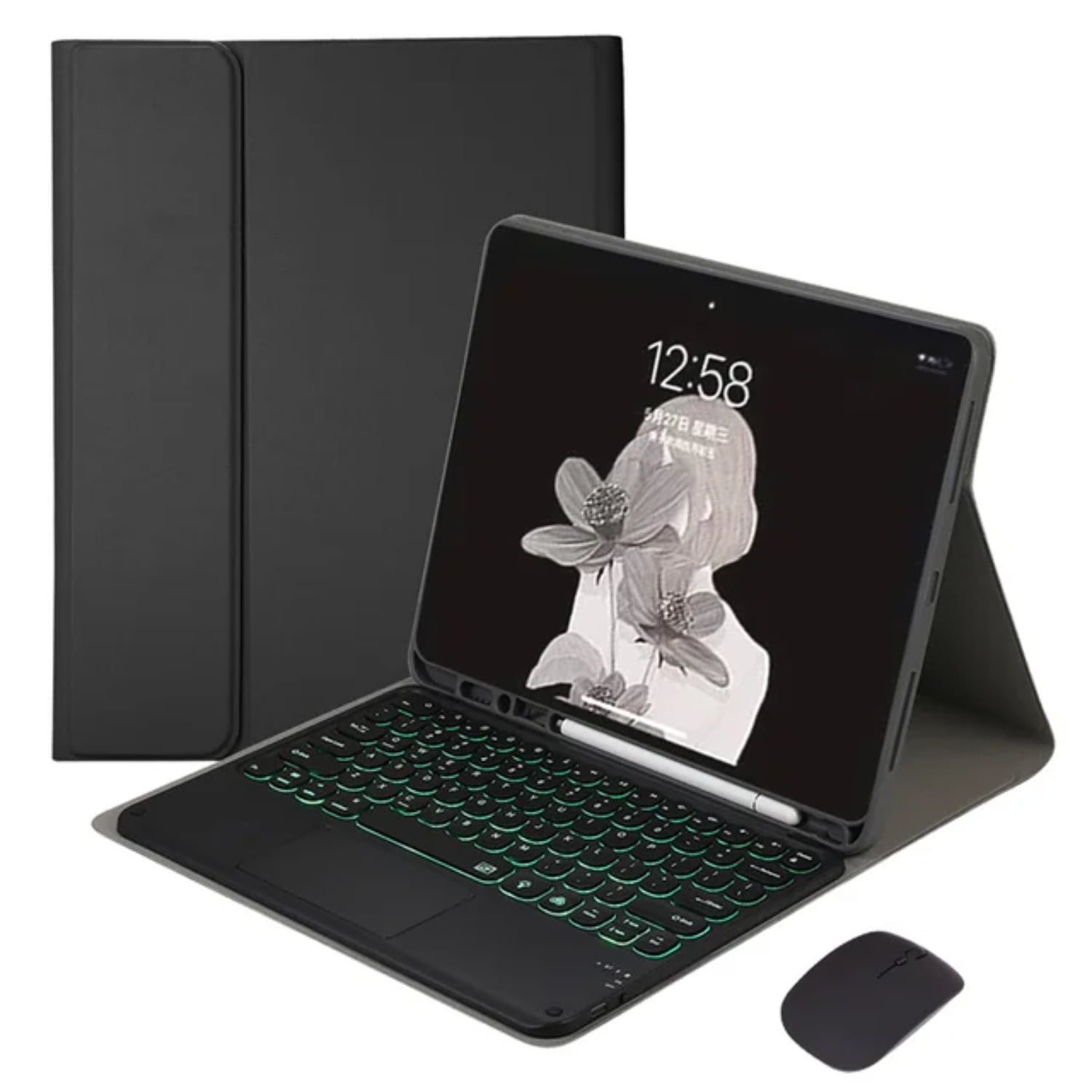 FPWNGL Tab S9 Ultra Keyboard Case with Backlit Touchpad Keyboard 14.6‘‘ Cover