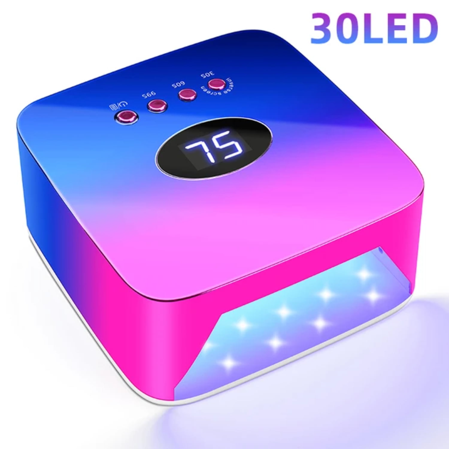 FPWNGL Wireless Rechargeable LED UV Nail Lamp for Professional Nail