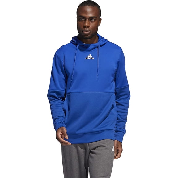 FQ0159 Adidas Men's Team Training Pullover Hoodie Team Royal Blue/White 2XL