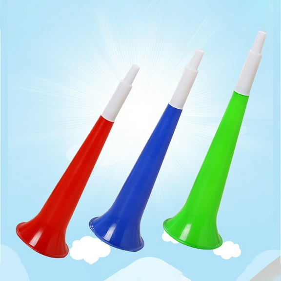FQNRM Upgraded 4PCS Football Horn For Kids - Sports Fan Toys Vuvuzela Plastic Horn For Match Events Party Supplies Children's Gifts S