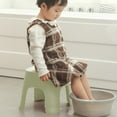 thumbnail image 1 of FQNRM Upgraded Bathroom Small Stool Plastic Stool Children's Stool Home Stepping Non Slip Thickened Plastic Stool Baby Low Stool Bathing Stool X, 1 of 8