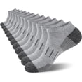 thumbnail image 1 of FQY Mens Athletic Ankle Socks Moisture Wicking Cushion Running Low Cut Sock 6 Pack, 1 of 8
